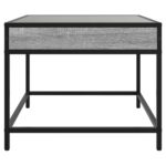 vidaXL Konferenčný stolík s nekonečnými LED sivý sonoma 50x50x41 cm – Obrázok 6