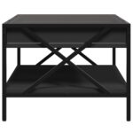 vidaXL Konferenčný stolík s nekonečnými LED čierny 70x50x38 cm – Obrázok 7