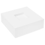 vidaXL Konferenčný stolík čierny 100x100x40 cm kompozitné drevo – Obrázok 4