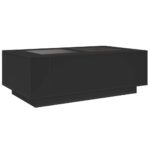 vidaXL Konferenčný stolík s nekonečnými LED čierny 116x69x40 cm – Obrázok 8