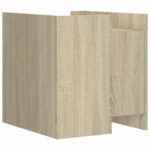 vidaXL Nočný stolík dub sonoma 45x50x50 cm kompozitné drevo – Obrázok 6