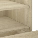 vidaXL Nočný stolík dub sonoma 45x50x50 cm kompozitné drevo – Obrázok 9