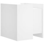 vidaXL Nočný stolík biely 45x50x50 cm kompozitné drevo – Obrázok 6