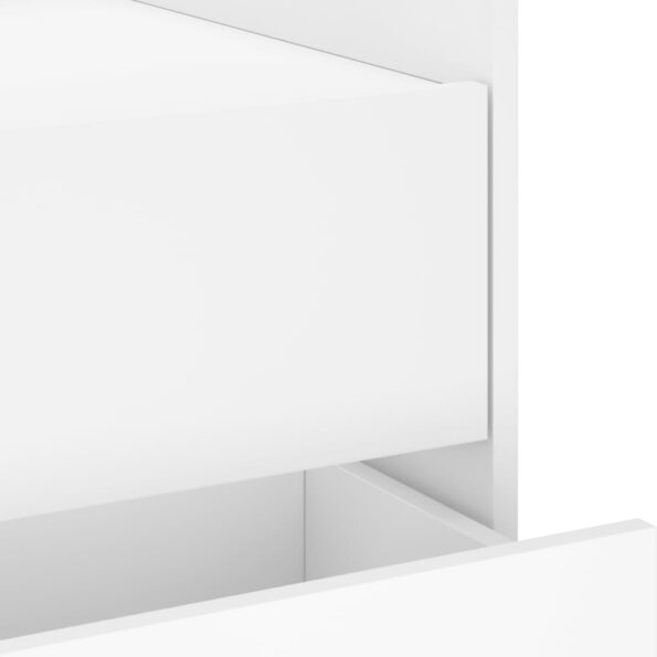vidaXL Nočný stolík biely 45x50x50 cm kompozitné drevo – Obrázok 9