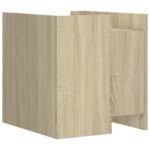 vidaXL Nočný stolík dub sonoma 45x50x50 cm kompozitné drevo – Obrázok 6