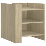 vidaXL Nočný stolík dub sonoma 45x50x50 cm kompozitné drevo – Obrázok 2