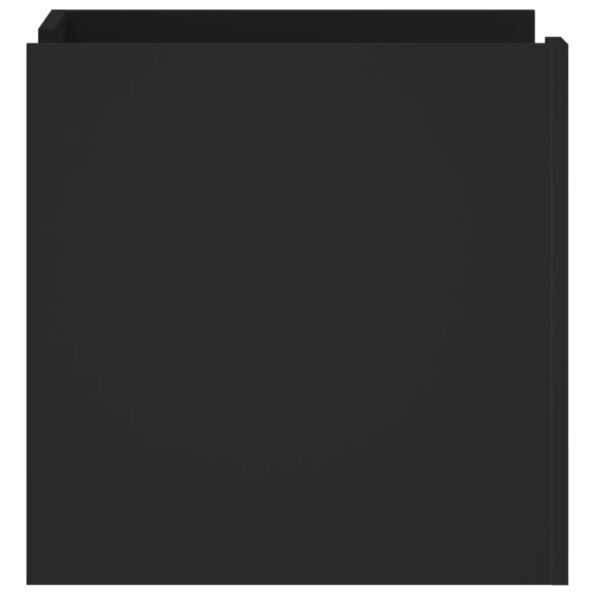 vidaXL Nočný stolík čierny 45x50x50 cm kompozitné drevo – Obrázok 5