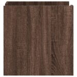vidaXL Nočná skrinka hnedý dub 45x50x50 cm kompozitné drevo – Obrázok 5