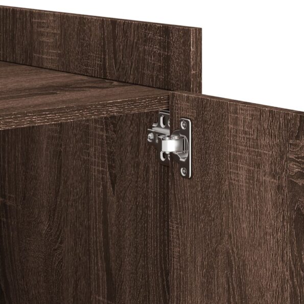 vidaXL Nočná skrinka hnedý dub 45x50x50 cm kompozitné drevo – Obrázok 9