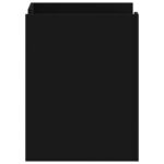 vidaXL Nočný stolík čierny 45x50x65 cm kompozitné drevo – Obrázok 5