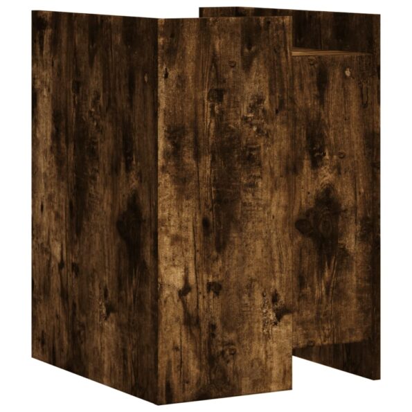 vidaXL Nočný stolík dymový dub 45x50x65 cm kompozitné drevo – Obrázok 6