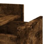 vidaXL Nočný stolík dymový dub 45x50x65 cm kompozitné drevo – Obrázok 9
