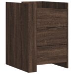 vidaXL Nočná skrinka hnedý dub 45x50x65 cm kompozitné drevo – Obrázok 2