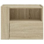 vidaXL Nástenné nočné stolíky 2 ks dub sonoma 45x30x35 cm – Obrázok 4