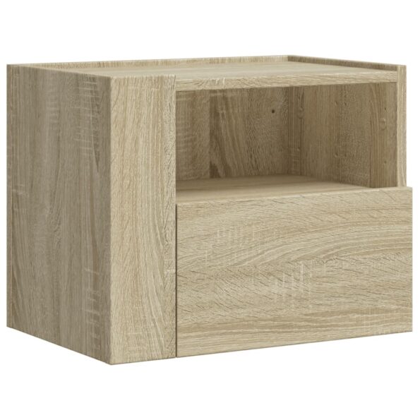 vidaXL Nástenné nočné stolíky 2 ks dub sonoma 45x30x35 cm – Obrázok 5