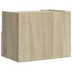 vidaXL Nástenné nočné stolíky 2 ks dub sonoma 45x30x35 cm – Obrázok 7