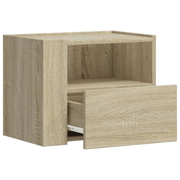 vidaXL Nástenné nočné stolíky 2 ks dub sonoma 45x30x35 cm – Obrázok 8
