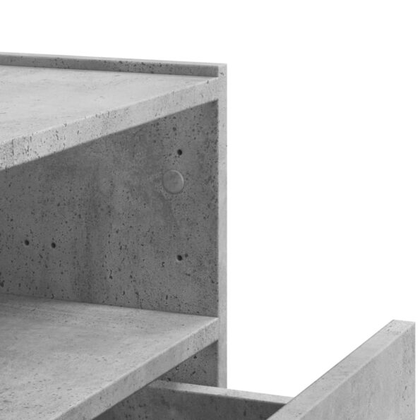 vidaXL Nástenné nočné stolíky 2 ks betónovosivé 45x30x35 cm – Obrázok 10