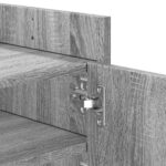 vidaXL TV skrinka sivý dub sonoma 100x35x40 cm spracované drevo – Obrázok 9