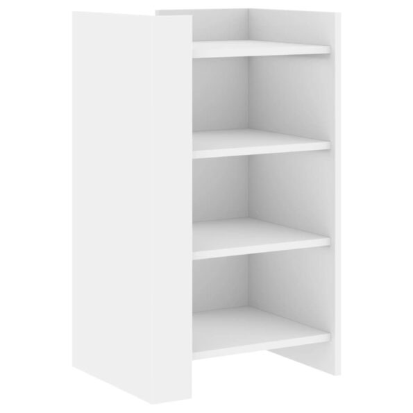 vidaXL Komoda biela 45x35x75 cm kompozitné drevo – Obrázok 2