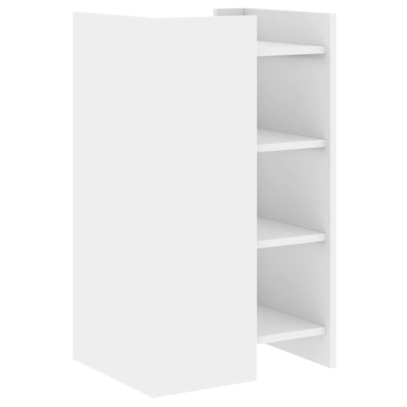 vidaXL Komoda biela 45x35x75 cm kompozitné drevo – Obrázok 6