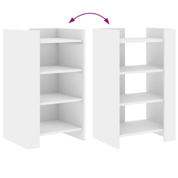 vidaXL Komoda biela 45x35x75 cm kompozitné drevo – Obrázok 7