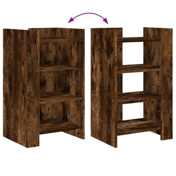 vidaXL Komoda dymový dub 45x35x75 cm kompozitné drevo – Obrázok 7