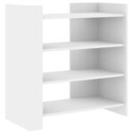 vidaXL Komoda biela 45x35x75 cm kompozitné drevo – Obrázok 2