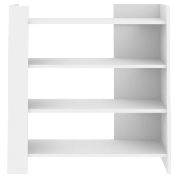 vidaXL Komoda biela 45x35x75 cm kompozitné drevo – Obrázok 4