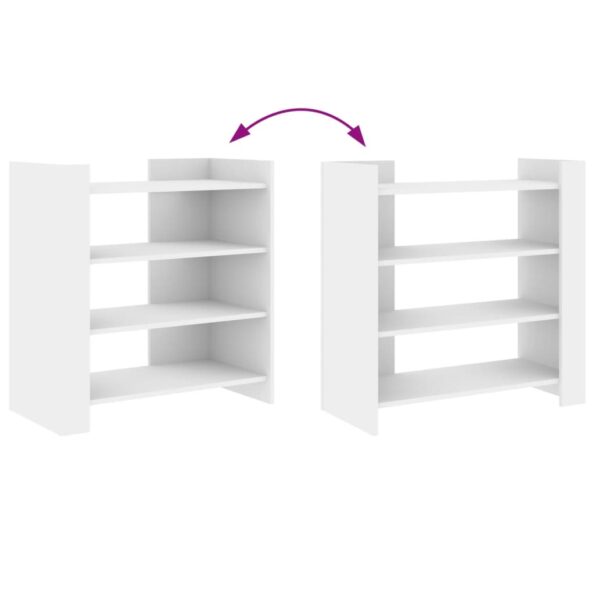 vidaXL Komoda biela 45x35x75 cm kompozitné drevo – Obrázok 7