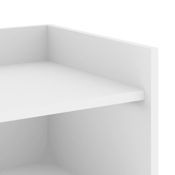 vidaXL Komoda biela 45x35x75 cm kompozitné drevo – Obrázok 8