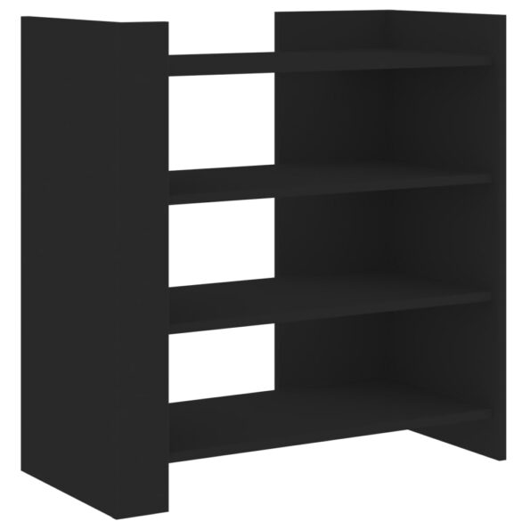 vidaXL Komoda čierna 73,5x35x75 cm kompozitné drevo – Obrázok 2