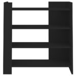 vidaXL Komoda čierna 73,5x35x75 cm kompozitné drevo – Obrázok 4