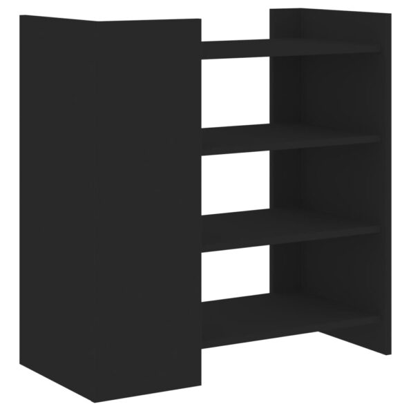 vidaXL Komoda čierna 73,5x35x75 cm kompozitné drevo – Obrázok 6
