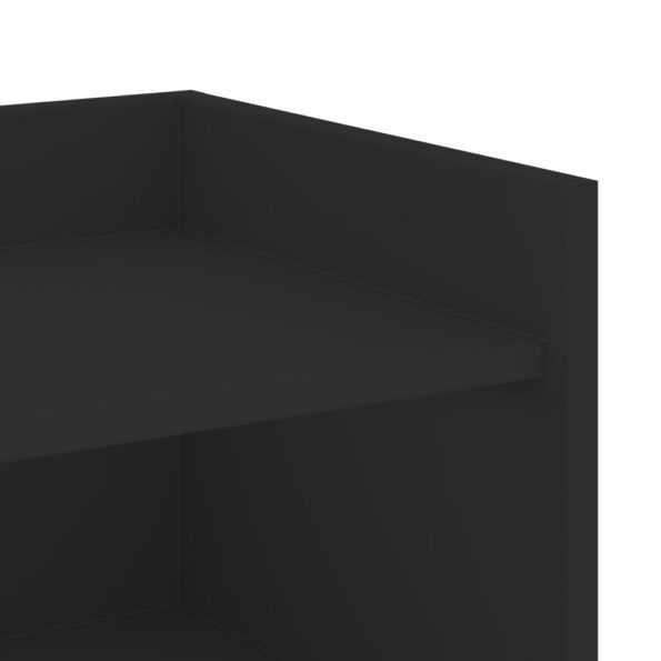 vidaXL Komoda čierna 73,5x35x75 cm kompozitné drevo – Obrázok 8