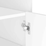 vidaXL Komoda biela 45x35x75 cm kompozitné drevo – Obrázok 9