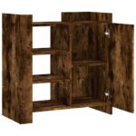 vidaXL Komoda dymový dub 73,5x35x75 cm kompozitné drevo – Obrázok 7