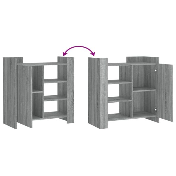vidaXL Komoda sivá sonoma 73,5x35x75 cm kompozitné drevo – Obrázok 8