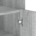 vidaXL Komoda sivá sonoma 73,5x35x75 cm kompozitné drevo – Obrázok 9
