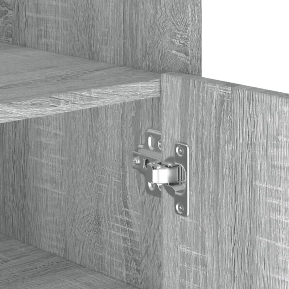vidaXL Komoda sivá sonoma 73,5x35x75 cm kompozitné drevo – Obrázok 9
