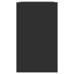 vidaXL Nástenná skrinka čierna 75x35x60 cm kompozitné drevo – Obrázok 5