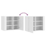 vidaXL Nástenná skrinka biela 75x35x60 cm kompozitné drevo – Obrázok 8