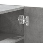 vidaXL Nástenná skrinka betónovo sivá 75x35x60 cm kompozitné drevo – Obrázok 9