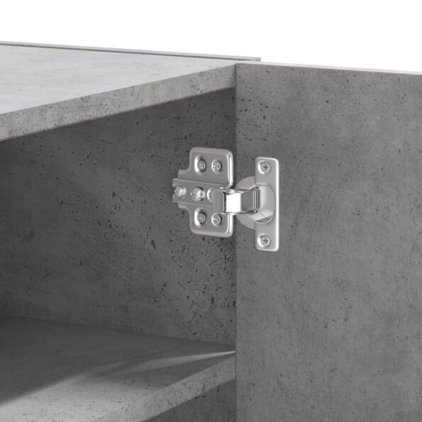 vidaXL Nástenná skrinka betónovo sivá 75x35x60 cm kompozitné drevo – Obrázok 9