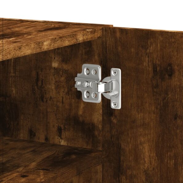 vidaXL Nástenná skrinka dymový dub 75x35x60 cm kompozitné drevo – Obrázok 9