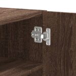 vidaXL Nástenná skrinka hnedý dub 75x35x60 cm kompozitné drevo – Obrázok 9