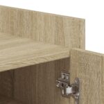 vidaXL Botník dub sonoma 52x37,5x100 cm kompozitné drevo – Obrázok 8