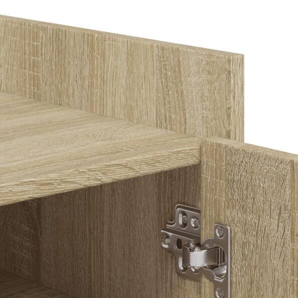 vidaXL Botník dub sonoma 52x37,5x100 cm kompozitné drevo – Obrázok 8