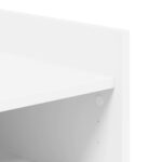 vidaXL Botník biely 52x37,5x100 cm kompozitné drevo – Obrázok 8