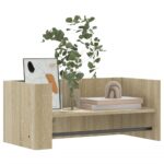 vidaXL Nástenná polica dub sonoma 70,5x35x30,5 cm kompozitné drevo – Obrázok 3